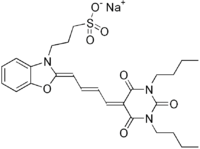 Skeletal formula of merocyanine I