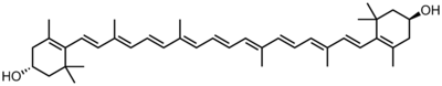 Line structure of Meso-zeaxanthin