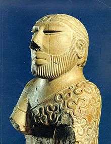 Statue of an Indus priest or king found in Mohenjodaro, 1927