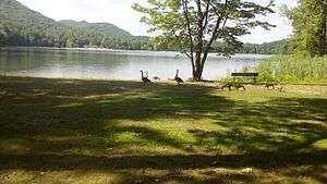 Moreau Lake at Moreau Lake State Park.