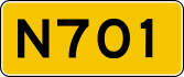 Provincial highway 701 shield}}