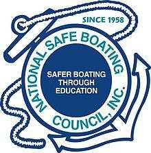 National Safe Boating Council logo since 1958.