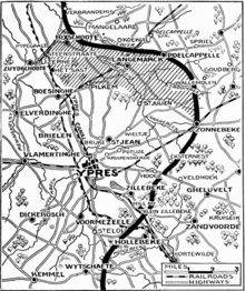 MapPositions about 30 April, before the British pullback