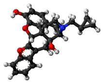 Ball-and-stick model of naltriben