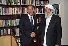 Navdeep Singh Suri with Sheikh Aboobacker Ahmed