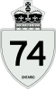 Highway 74 shield