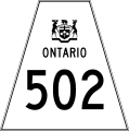 Highway 502 shield