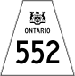 Highway 552 shield