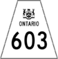 Highway 603 shield