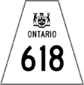 Highway 618 shield