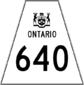 Highway 640 shield