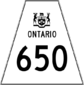 Highway 650 shield