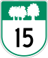 Route 15 shield