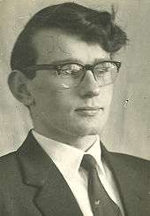 Professor Michael Swanton as Student chairman.