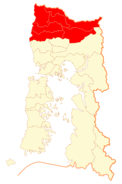 Location in the Los Lagos Region