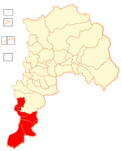 Location in the Valparaíso Region