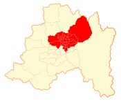 Location in the Santiago Metropolitan Region