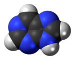 Space-filling molecular model