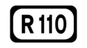 R110 road shield}}