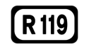 R119 road shield}}