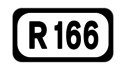 R166 road shield}}