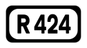 R424 road shield}}