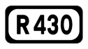 R430 road shield}}