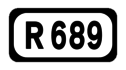 R689 road shield}}