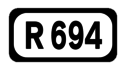 R694 road shield}}