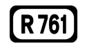 R761 road shield}}