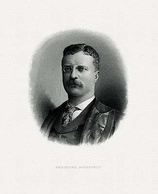 BEP engraved portrait of Roosevelt as President