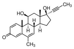 Molecular structure of RU28362