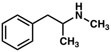 An image of the methamphetamine compound