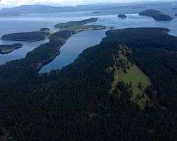 Aerial view of Reid Harbour