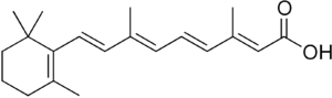 Skeletal structure of Retinoic acid