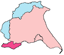  Outline map of the historic and ceremonial East Riding of Yorkshire boundaries