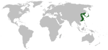 Map showing range of R. tigrinus