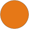 A circle of orange