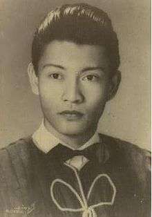 A Fernandez as a 20-year-old university student at IHU c. 1947.