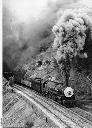 500 Class locomotive in the Adelaide Hills