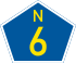 National route N6 shield