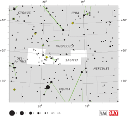 Diagram showing star positions and boundaries of the Sagittarius constellation and its surroundings