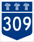 Highway 309 shield