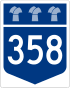 Highway 358 shield