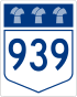 Highway 939 shield