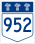 Highway 952 shield