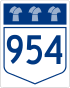 Highway 954 shield