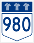 Highway 980 shield