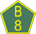 B8 road shield}}