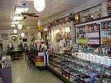 The store section of Schimpff's Confectionery, located inside the Old Jeffersonville Historic District of Jeffersonville.